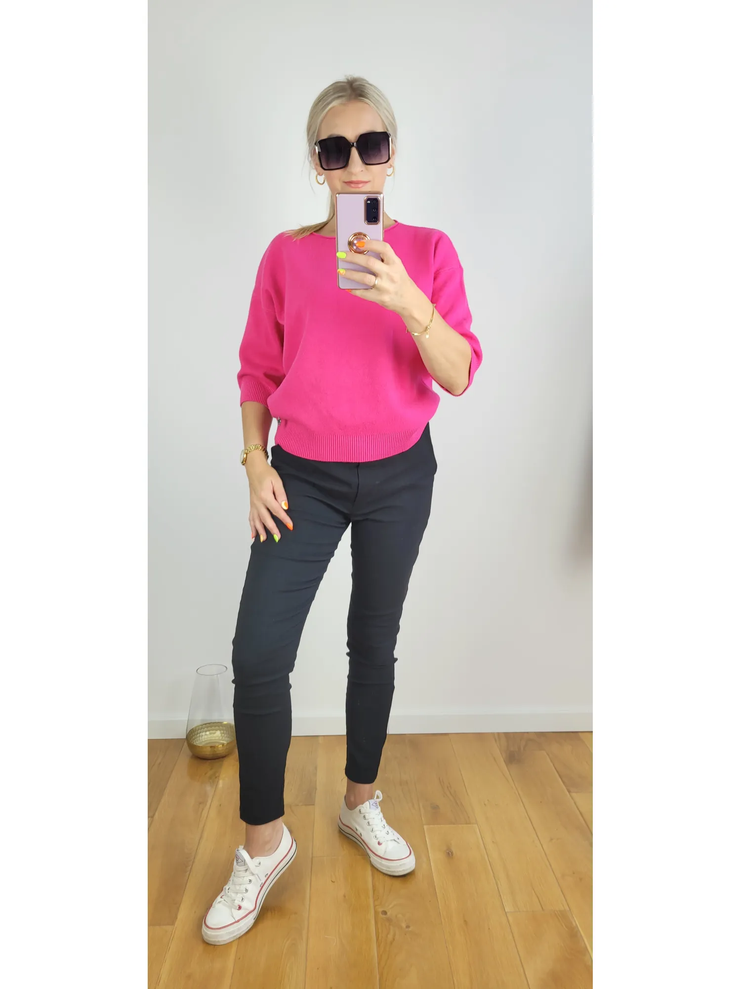 Sweter Fabiano Różowy