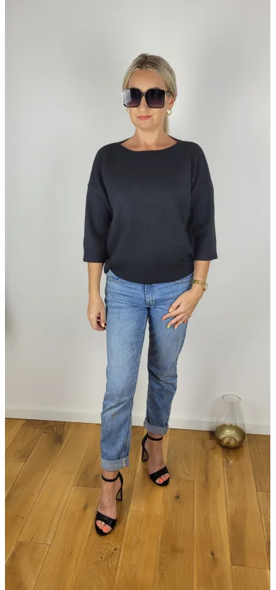 Sweter Fabiano czarny