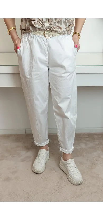 Spodnie Livan's Białe