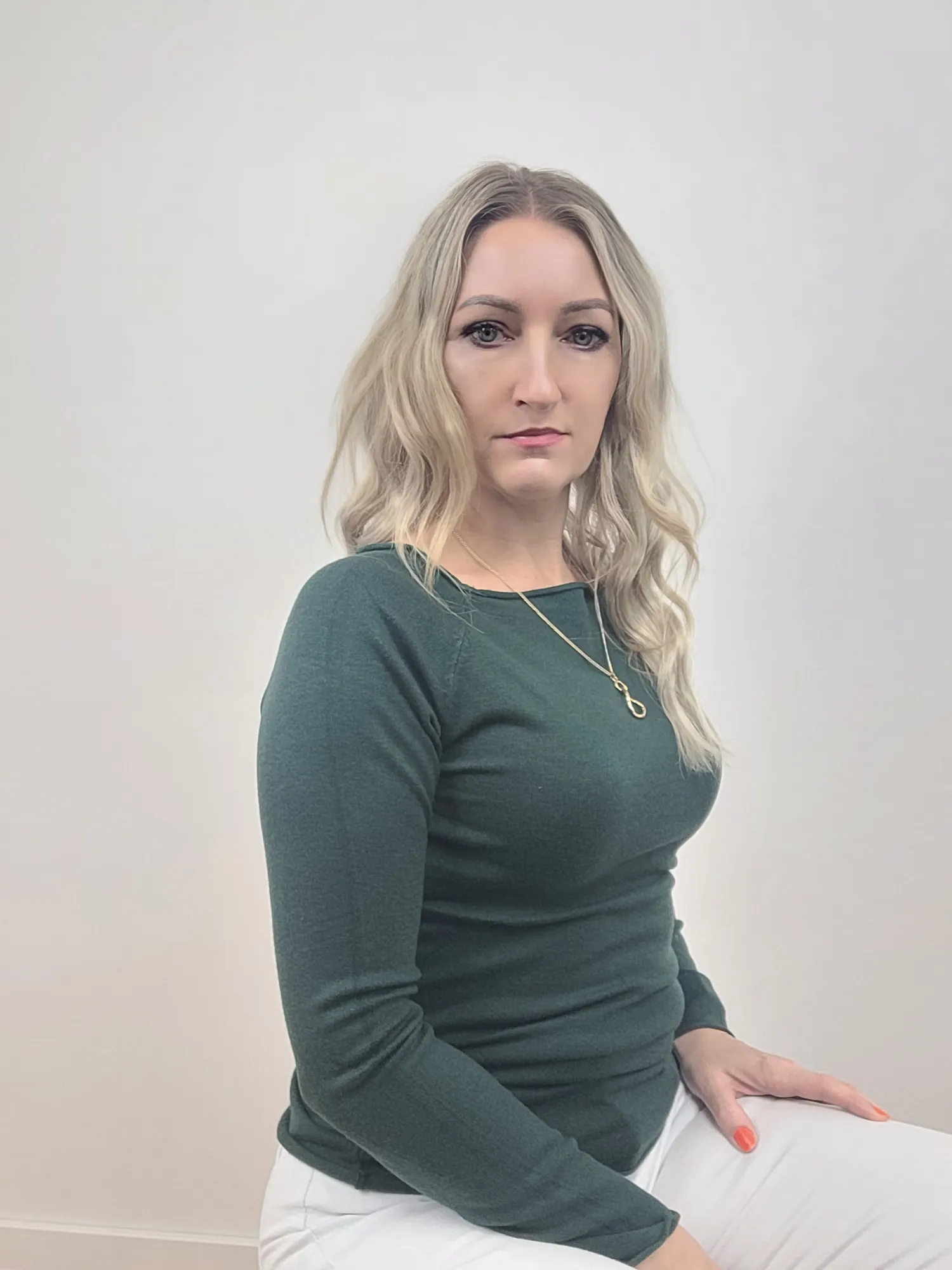 Bluzka Rika butelkowa zieleń